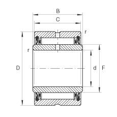 LS NA4906-2RSR, ߴϵ 49ɂ(c)ܷ