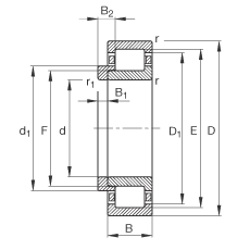 ALS NJ215-E-TVP2 + HJ215E, (j) DIN 5412-1 ˜ʵҪߴ,  L ȦλS, ɷx, ּ