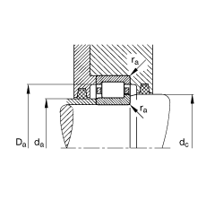 ALS NJ215-E-TVP2 + HJ215E, (j) DIN 5412-1 ˜ʵҪߴ,  L ȦλS, ɷx, ּ