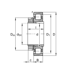 ΝLS 20212-K-TVP-C3 + H212, (j) DIN 635  DIN 5415 ˜ʵҪߴ, F׺;o