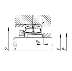 {(dio)ĝLS 22310-E1-K + H2310, (j) DIN 635-2 ˜ʵҪߴ, F׺;o